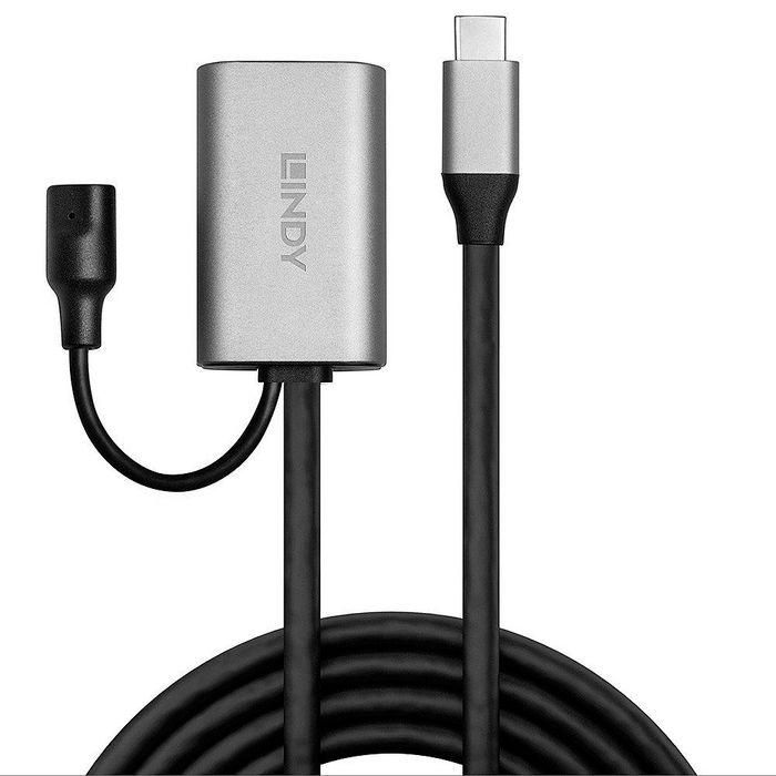 Lindy Cable de Extensión Activo USB 3.2 Gen 1 Tipo C a Tipo C, 5m, 5Gbps, Compatible Thunderbolt 3/4 para Laptops y Dispositivos USB-C 1