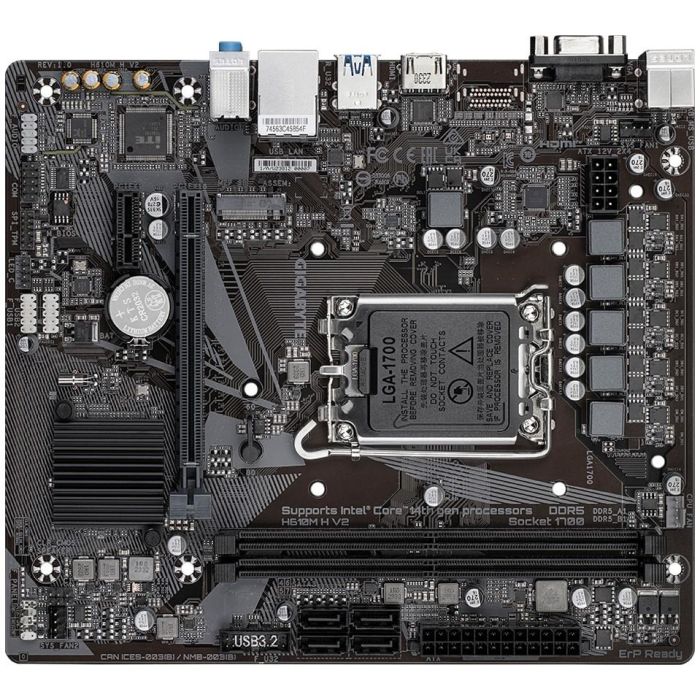 GIGABYTE GIG1714699419968 Placa base H610M H V2 3 GIGABYTE GIG1714699419968 Placa base H610M H V2 3