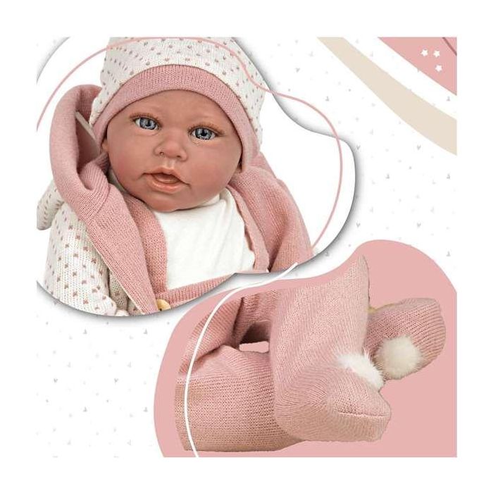 Muñeca elegance 54 cm anuk rosa (muñeco de peso) 8 Muñeca elegance 54 cm anuk rosa (muñeco de peso) 8