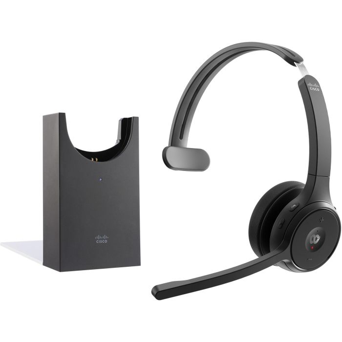 Cisco HS-WL-721-BUNAS-C Auriculares Inalámbricos Mono con Cancelación de Ruido para Oficina/Centro de Llamadas