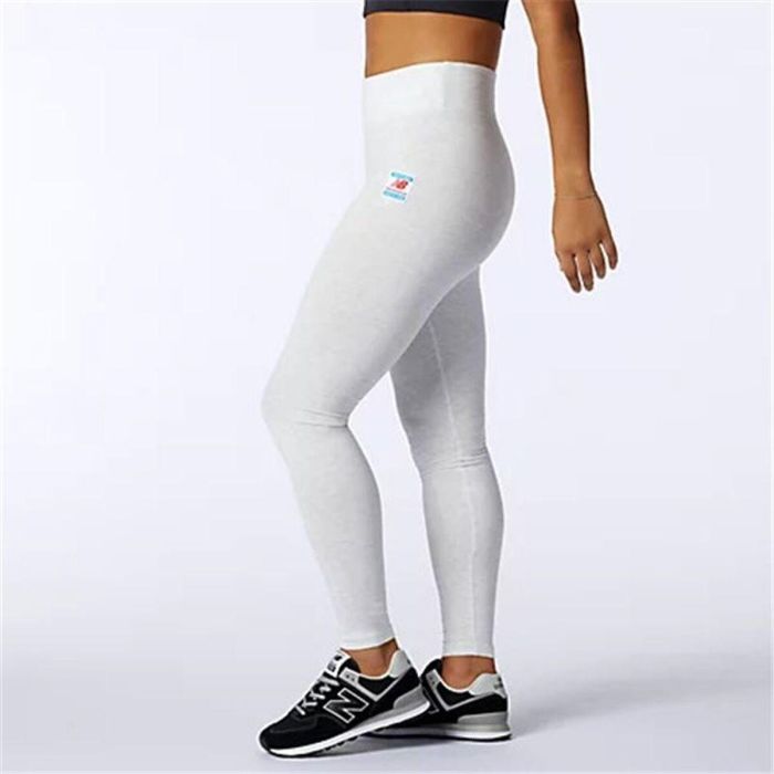 Mallas Deportivas de Mujer New Balance Essentials Field Day Blanco