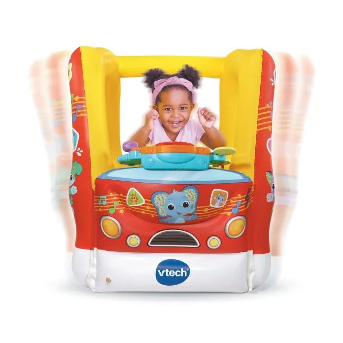 Vtech Baby Super Tut Tut Discovery Hut Centro de Actividades Hinchable y Musical con Salpicadero Electrónico 1