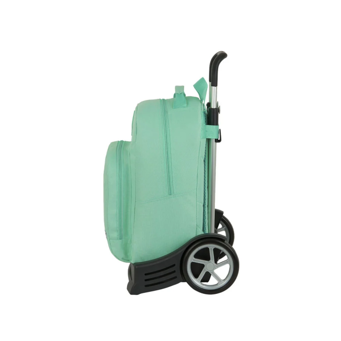 Safta Mochila 305+Carro Evolution Blackfit8 Turquesa 2