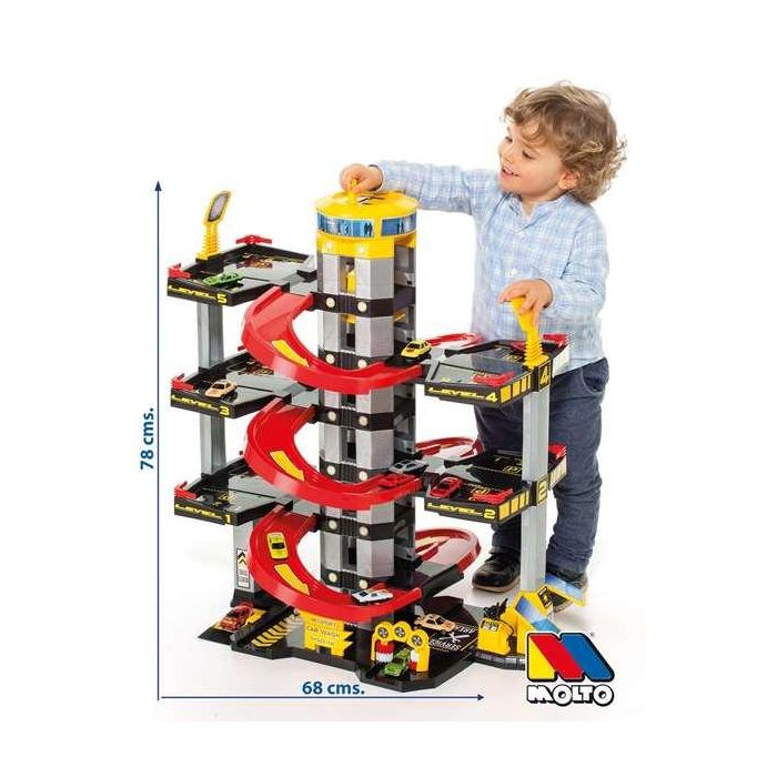 Molto Parking 6 plantas 78x65x51 cm Juguete para Niños 16