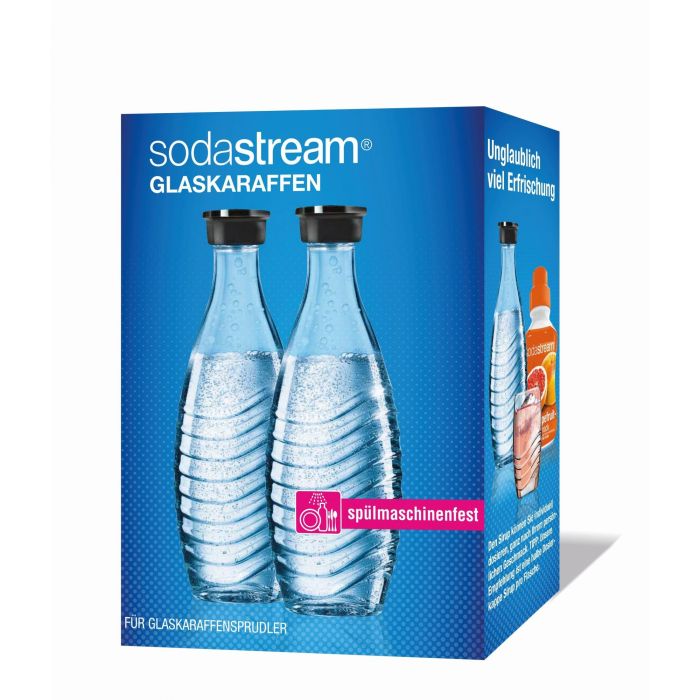 SodaStream Accesorios Jarra de Vidrio 2 Piezas 0.6L Referencia 1047200490 Transparente