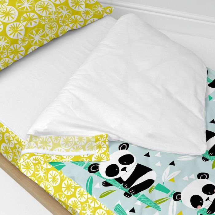 Saco Nórdico con Relleno HappyFriday Moshi Moshi Panda Garden Blue Azul 105 x 200 cm 3 Saco Nórdico con Relleno HappyFriday Moshi Moshi Panda Garden Blue Azul 105 x 200 cm 3