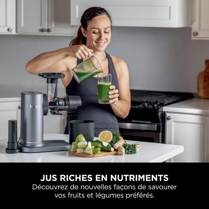 Extractor de jugos Ninja JC151EU, 150 W, 0,887 L, gris-negro 5 Extractor de jugos Ninja JC151EU, 150 W, 0,887 L, gris-negro 5
