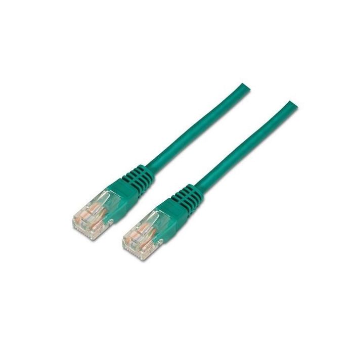 Aisens Cable De Red Latiguillo Rj45 Cat.6 Utp Awg24 Verde 1,0M