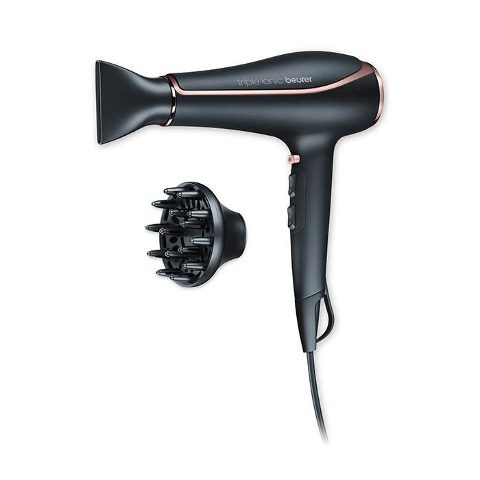 Beurer HC-80 Secador de Pelo Profesional 2200W con Triple Iónica