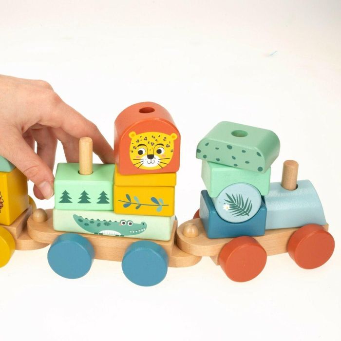 Tren Woomax 33 x 11 x 7 cm Animales (6 Unidades) 4 Tren Woomax 33 x 11 x 7 cm Animales (6 Unidades) 4
