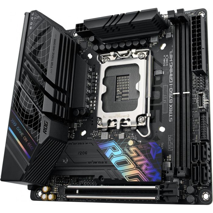 ASUS ROG STRIX B760-I GAMING WiFi Placa Base Intel LGA 1700 DDR5 ITX Wi-Fi 6E 10 ASUS ROG STRIX B760-I GAMING WiFi Placa Base Intel LGA 1700 DDR5 ITX Wi-Fi 6E 10