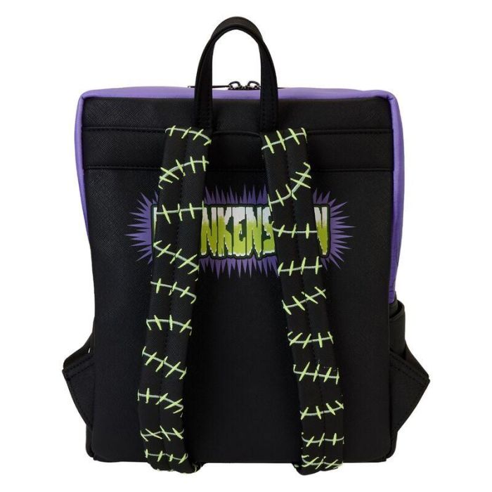 Mochila Frankenstein Neon Mask Universal Monster Loungefly 28cm 4