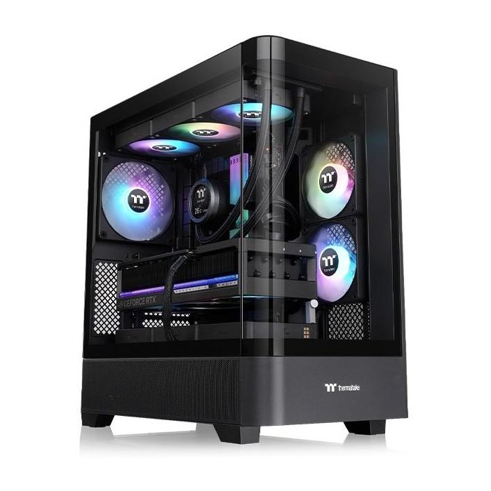 Thermaltake View 290 TG ARGB Midi Tower Negro - Torre PC con Ventiladores ARGB y Panel de Cristal Templado 0 Thermaltake View 290 TG ARGB Midi Tower Negro - Torre PC con Ventiladores ARGB y Panel de Cristal Templado 0