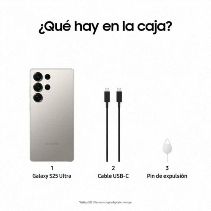 Samsung Galaxy S25 Ultra SAM8806095859880 Smartphone con IA, 1 TB, color gris titanio 1 Samsung Galaxy S25 Ultra SAM8806095859880 Smartphone con IA, 1 TB, color gris titanio 1