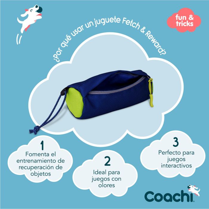 Coachi Fetch & Reward Juguete Interactivo de Adiestramiento para Perros y Cachorros. Ideal para Recuperación, Lanzamiento a Distancia y Motivación, Azul-Lima 3 Coachi Fetch & Reward Juguete Interactivo de Adiestramiento para Perros y Cachorros. Ideal para Recuperación, Lanzamiento a Distancia y Motivación, Azul-Lima 3