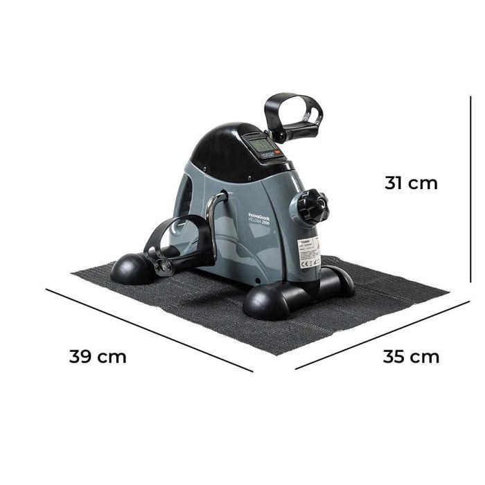 Pedaleador Estático para Piernas y Brazos con Esterilla Velora 2100 InnovaGoods 2 Pedaleador Estático para Piernas y Brazos con Esterilla Velora 2100 InnovaGoods 2