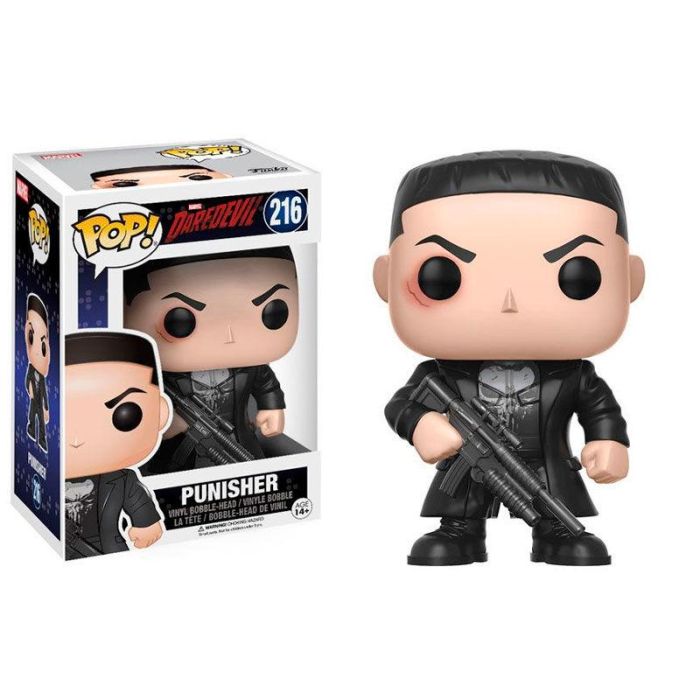 Funko Figura POP Marvel Daredevil Punisher Chase Vinilo 9cm