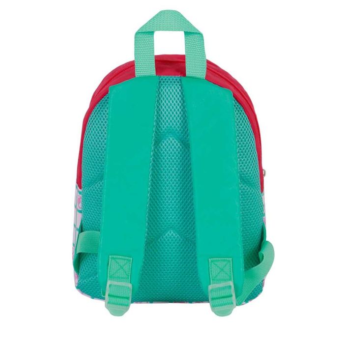 Barbie Mochila Preescolar Joy Pets Rosa - Ligera con Compartimento Cremallera y Bolsillo Frontal 2