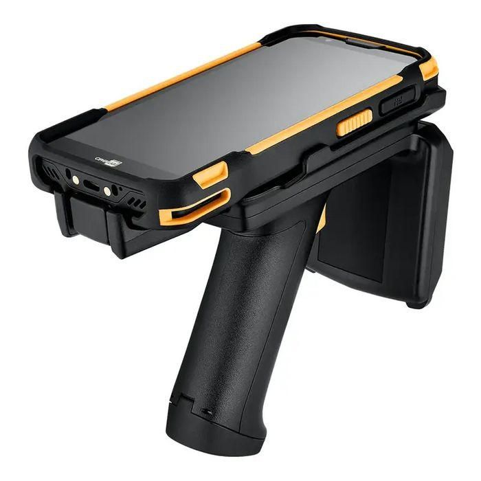 CipherLab Lector UHF RFID para RS38 EU, 865-868 MHz, con Batería y Funda de Goma, para Gestión de Inventario en Retail/Almacén 1