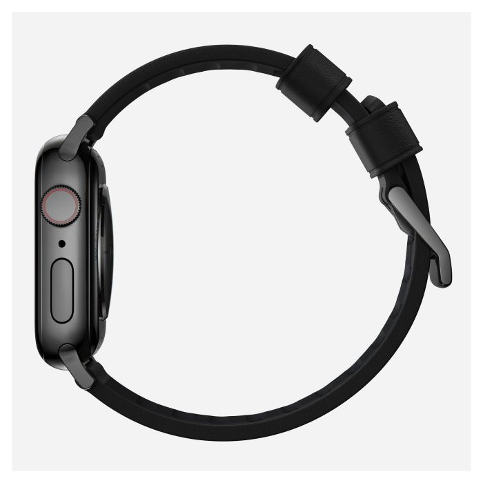 Nomad Modern Strap Active Band Pro para Apple Watch Ultra / 46mm, Correa de Cuero y Acero Inoxidable Ajustable, Negro - Tallas 42/44/45/49 mm 3 Nomad Modern Strap Active Band Pro para Apple Watch Ultra / 46mm, Correa de Cuero y Acero Inoxidable Ajustable, Negro - Tallas 42/44/45/49 mm 3
