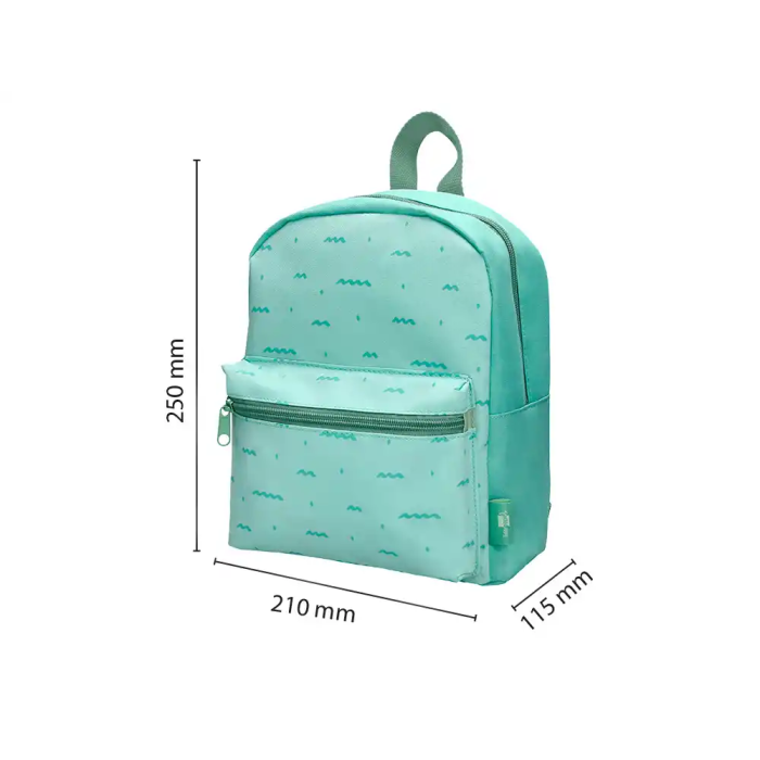 Liderpapel Mochila preescolar Kids verde 250x115x210 mm 1