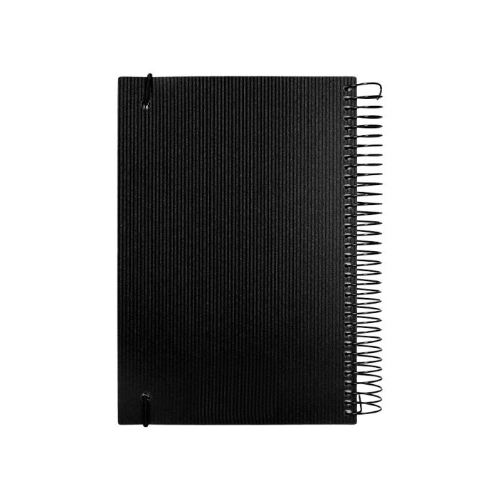 Agenda Espiral Liderpapel Olbia A4 2025 Dia Pagina Color Negro Papel 60 gr 2