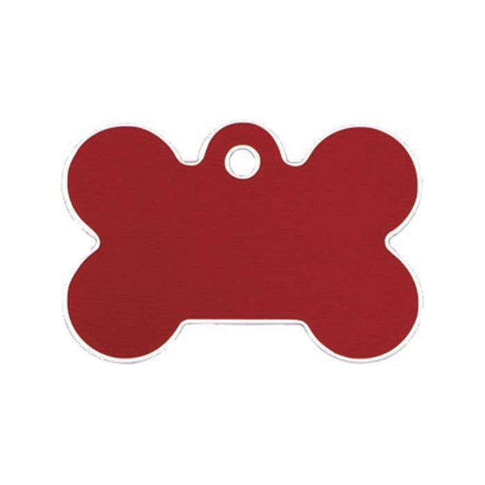 Placa identificativa para collar Imarc Bone Rojo 0 Placa identificativa para collar Imarc Bone Rojo 0
