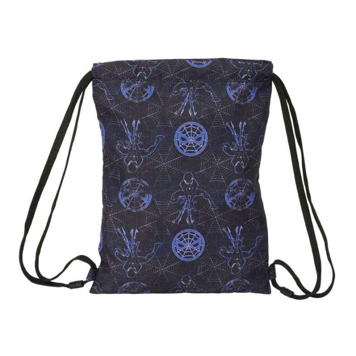 Bolsa Mochila con Cuerdas Spider-Man Attack Negro 26 x 34 x 1 cm 1