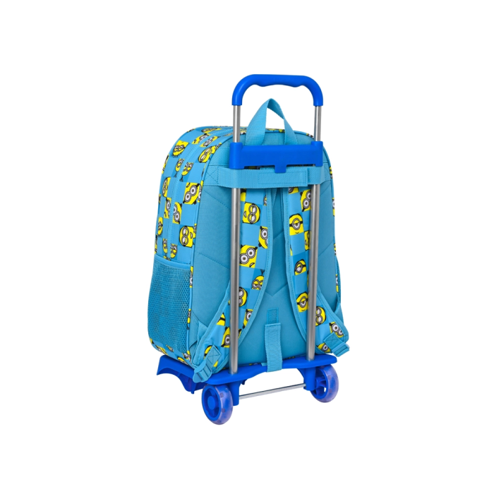 Mochila Escolar con Ruedas Minions Minionstatic Azul (33 x 42 x 14 cm) 1