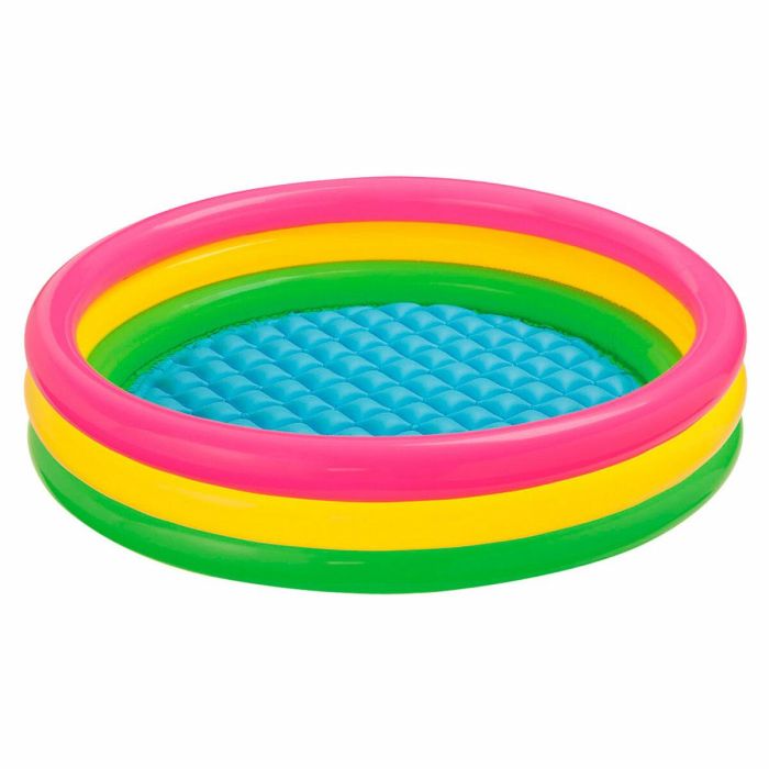 Piscina Hinchable para Niños Intex Sunset Aros 131 L 114 x 25 x 114 cm (6 Unidades) 3