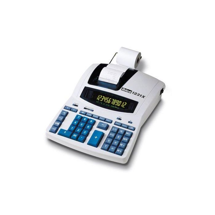 Calculadora Impresora Ibico 12 Digitos 1231X