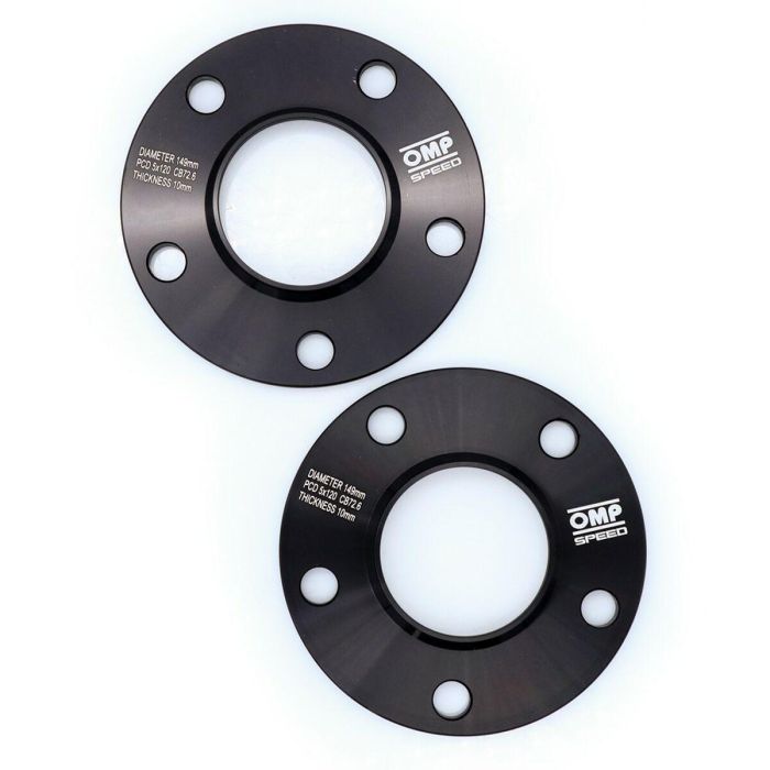 Separadores OMP OMPS09151001 PCD 5x120 CB 72,6 M12 x 1,50 M14 x 1,25 10 mm 8 Separadores OMP OMPS09151001 PCD 5x120 CB 72,6 M12 x 1,50 M14 x 1,25 10 mm 8