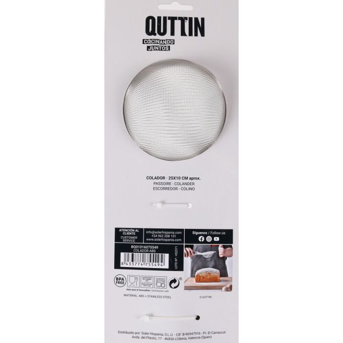Colador Abs Quttin - Marca Quttin (24 Unidades) 2 Colador Abs Quttin - Marca Quttin (24 Unidades) 2