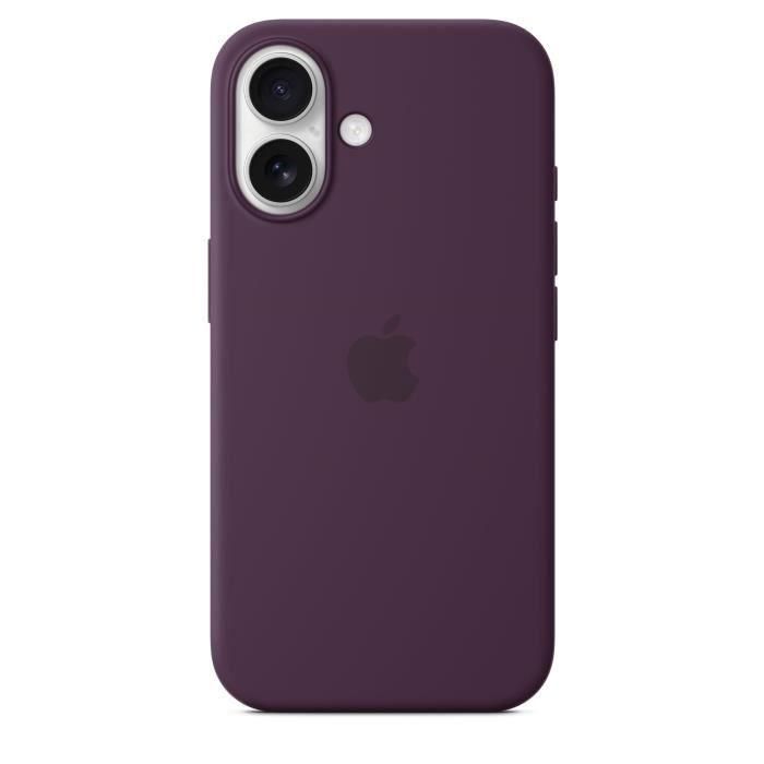 APPLE iPhone 16 - Funda de Silicona con MagSafe - Ciruela 3 APPLE iPhone 16 - Funda de Silicona con MagSafe - Ciruela 3