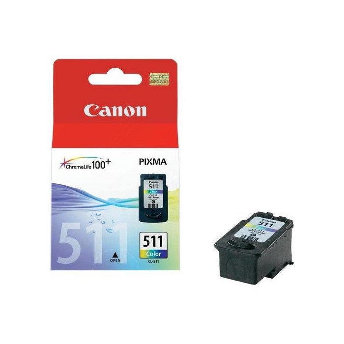 Cartucho Inkjet Canon Cl511 Color Pixma Mp240/260/480 (2972B001)