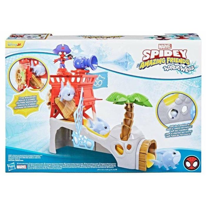 HASBRO Spidey Waterwebs Isla Spidey Set de Juego con 2 Figuras y 6 Accesorios Edad 3+ años 2 HASBRO Spidey Waterwebs Isla Spidey Set de Juego con 2 Figuras y 6 Accesorios Edad 3+ años 2