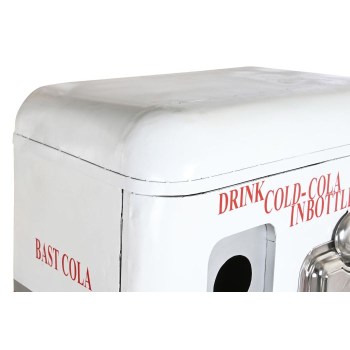 DKD Home Decor Botellero Vintage Rojo Blanco 44 x 151 x 70 cm 2