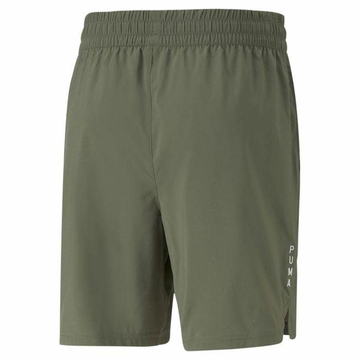 Pantalón Corto Deportivo Puma Studio Foundation Verde Oliva L 1