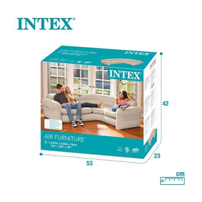 Sofa hinchable rinconera 257x203x76 cm 5 Sofa hinchable rinconera 257x203x76 cm 5
