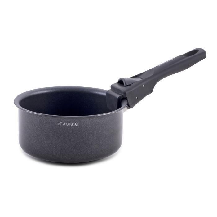 Batería de cocina - Todo tipo de fuegos, incluida inducción - ART & CUISINE - AC1824 - Aluminio - 18 piezas - Antiadherente - Mango extraíble 1 Batería de cocina - Todo tipo de fuegos, incluida inducción - ART & CUISINE - AC1824 - Aluminio - 18 piezas - Antiadherente - Mango extraíble 1