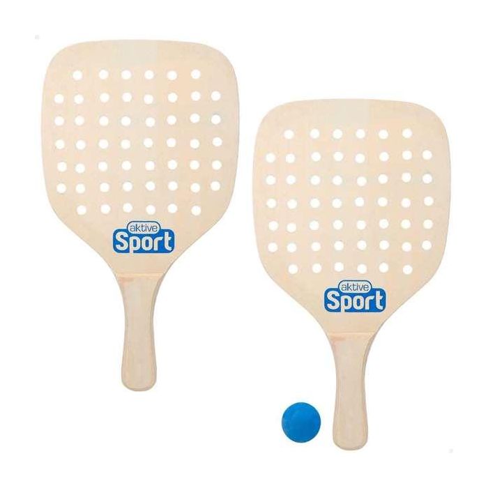 Palas playa madera 22x1x39 cm con funda aktive sport - modelos surtidos 7 Palas playa madera 22x1x39 cm con funda aktive sport - modelos surtidos 7