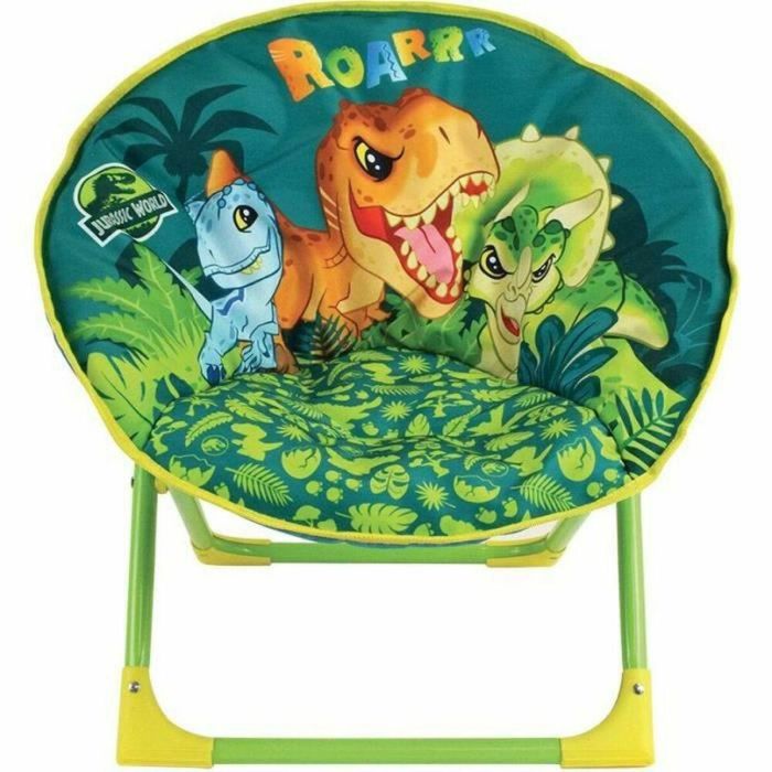 FUN HOUSE JURASSIC WORLD Asiento luna dinosaurios - Plegable - H.47 x W.54 x D.42 cm - Para niños