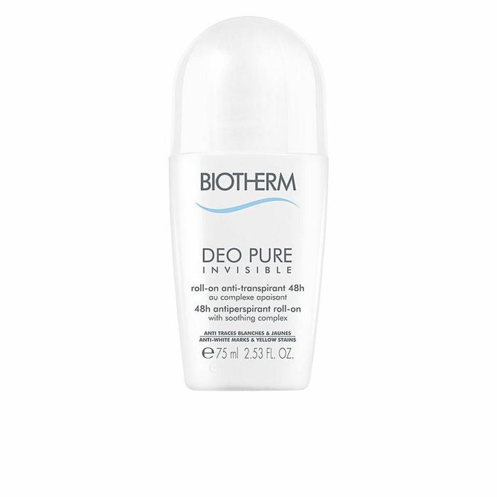 Desodorante Roll-On Pure Invisible Biotherm 1