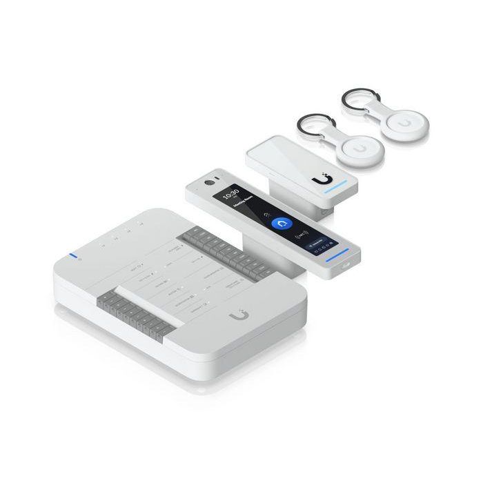 Ubiquiti Door Hub + G3 Reader Pro + G3 Reader + 2x Pocket Keyfobs, kit de control de acceso con Apple Touch Pass 17 Ubiquiti Door Hub + G3 Reader Pro + G3 Reader + 2x Pocket Keyfobs, kit de control de acceso con Apple Touch Pass 17