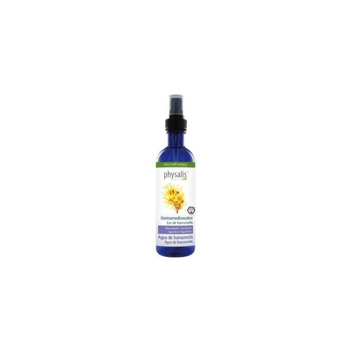 PHYSALIS Agua de Hamamelis Bio 200ml para Pieles Jóvenes, Grasas o Irritadas - Cuidado Facial Diario