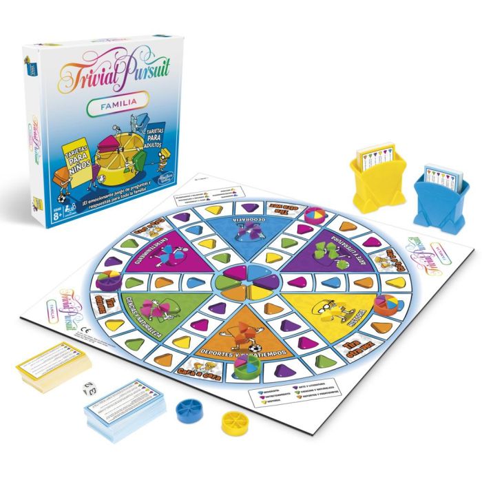 Hasbro Gaming Trivial Pursuit Edicion Familia E1921 Juego de Mesa Familiar +8 Años Español 2 Hasbro Gaming Trivial Pursuit Edicion Familia E1921 Juego de Mesa Familiar +8 Años Español 2