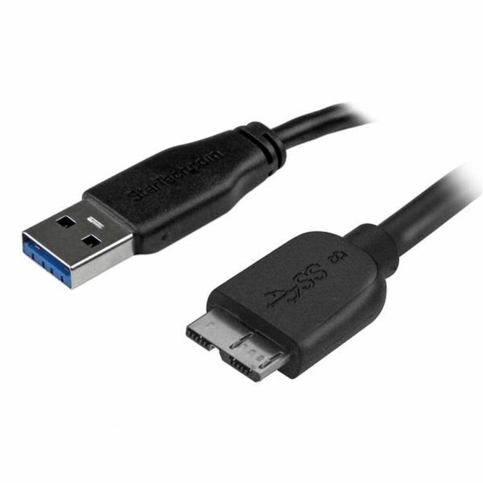 Cable USB a Micro USB Startech USB3AUB50CMS Negro