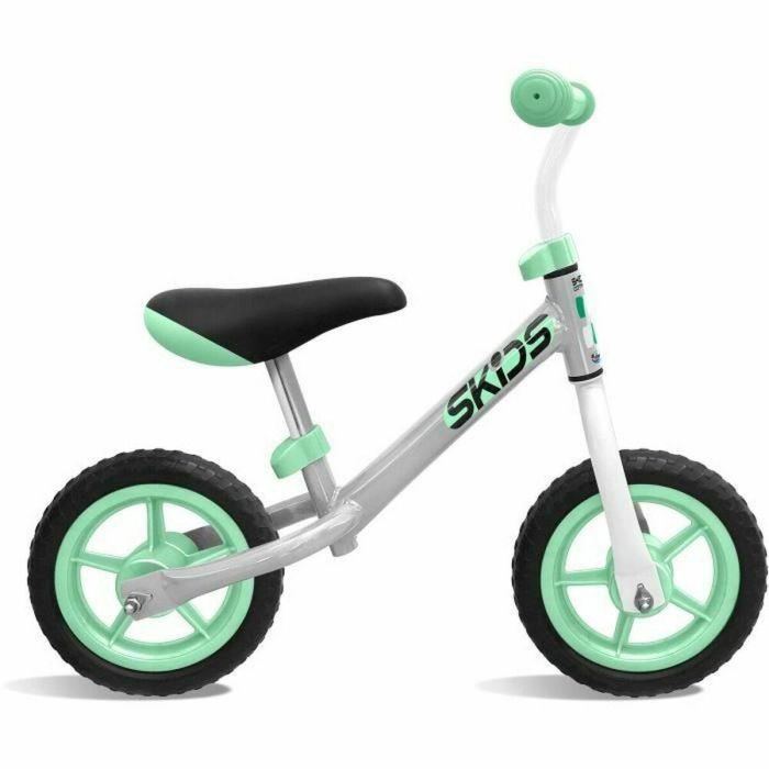 Draisienne Bicicleta de Equilibrio Control Gris y Turquesa | Rodamientos ABEC 5, Ajustable | Ideal para Aprender a Equilibrar Draisienne Bicicleta de Equilibrio Control Gris y Turquesa | Rodamientos ABEC 5, Ajustable | Ideal para Aprender a Equilibrar