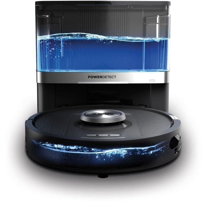 Robot aspirador y fregona con vaciado automático SHARK PowerDetect NeverTouch - 650 vatios - 2 cepillos laterales 1 Robot aspirador y fregona con vaciado automático SHARK PowerDetect NeverTouch - 650 vatios - 2 cepillos laterales 1