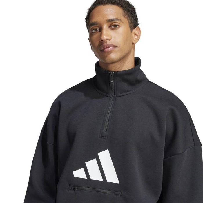 Sudadera con Capucha Hombre Adidas Future Icons 3Bar Hz Negro 1 Sudadera con Capucha Hombre Adidas Future Icons 3Bar Hz Negro 1